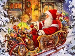 Image result for Christmas with Santa Claus