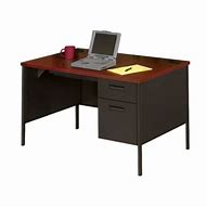 Image result for Pictures of Hon Mod Single Pedestal Desk