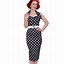 Image result for Polka Dot Dress for Women 50s