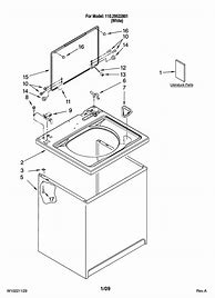 Image result for Parts Diagram Kenmore Washer 91565110