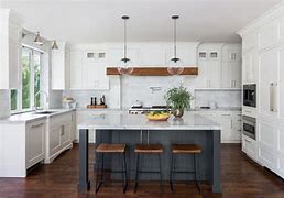Image result for Houzz Kitchen White Shaker Cabinets