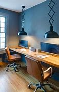Image result for Double Desk Office Wall