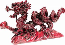Image result for Red Dragon Statue