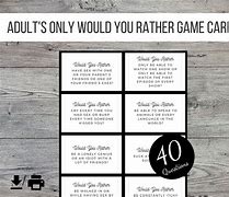 Image result for Would You Rather Card Game