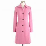 Image result for Pink Oraange Wool Coat