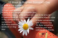 Image result for Ways to Make Someone%27s Day