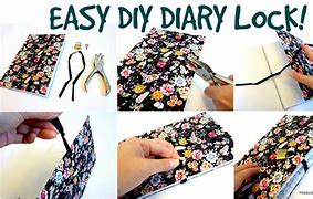 Image result for DIY Locking Diary