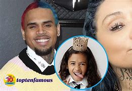 Image result for Chris Brown Daughter Little More