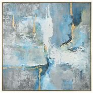 Image result for Blue Abstract Wall Art World Market