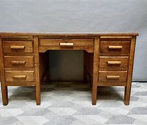 Image result for Vintage Oak Desk