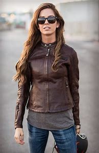 Image result for Female Biker Jacket
