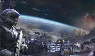 Image result for Halo Space Battle Concept Art