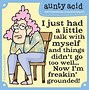 Image result for Auntie Acid Gray Hair Clip Art