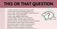 Image result for This or That Questions ID