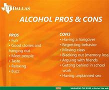 Image result for Pros and Cons of Alcohol