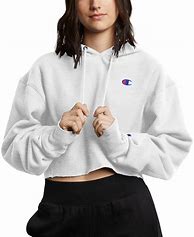 Image result for Champion Pink Cropped Hoodie