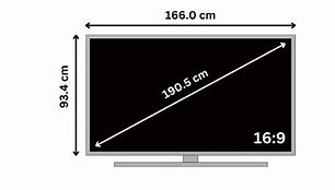 Image result for What Are Dimensions of 75 Inch TV