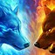 Image result for Fire Wolf Cute