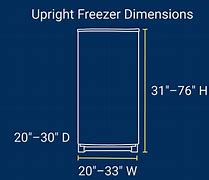 Image result for Upright Freezer Sizes in Cubic Feet