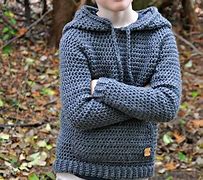 Image result for Cropped Sweater Hoodie
