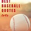 Image result for Baseball Family Quotes