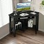 Image result for Wooden Corner Desk Office Furniture
