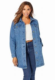 Image result for Tunic Denim Jackets Women