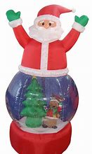 Image result for Inflatable Santa Snow Globe