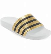 Image result for Gold Adidas Sandals