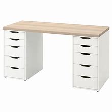 Image result for IKEA Oak Desk
