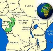 Image result for Map of Africa with the Congo River