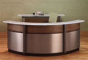 Image result for Modern Curved Reception Desk
