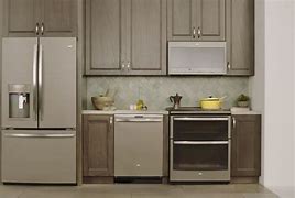 Image result for Dark Kitchen with Slate Appliances