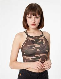 Image result for Camouflage Crop Top