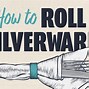 Image result for How to Roll Up Silverware