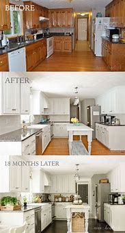 Image result for Painting Kitchen Cabinet Makeover
