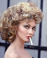 Image result for Olivia Newton-John Black and White Grease