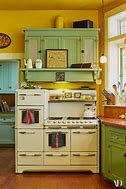 Image result for Kitchens with Wood Cabinets and White Appliances