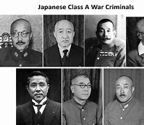 Image result for Japanese War Crminals