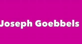 Image result for Joseph Goebbels Side Profile