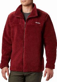 Image result for Men's Red Fleece Jacket