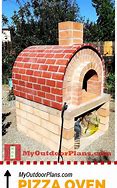 Image result for Outdoor Brick Pizza Oven Plans