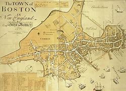 Image result for Early Boston Map