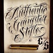 Image result for Gangster Writing