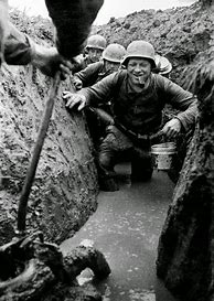 Image result for WW1 Soldier in Trench