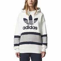 Image result for White Adidas Hoodie Women's