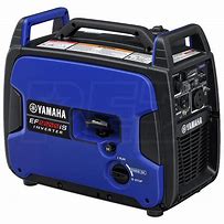 Image result for Yamaha Inverter Generator With CO Sensor - 2200 Surge Watts/1800 Rated Watts, CARB-Compliant, Model Ef2200isz