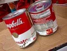 Image result for Dented Cans Safety Small vs Large Dent