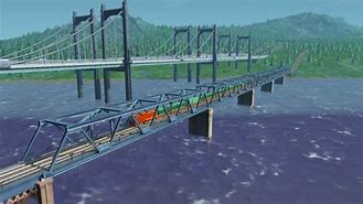 Image result for Cities Skylines Freeway Bridge