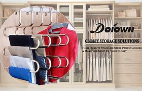 Image result for Stainless Steel Pants Hanger
